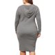 thumbnail image 3 of Vestido de suéter de talla grande Agnes Orinda para mujeres, vestido midi con capucha de manga larga 4X gris, 3 of 6