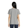 thumbnail image 3 of PositiviTees Women's Fall Graphic T-Shirt, Seasonal Short Sleeve Tee Pumpkin Pickup, Sizes S-3XL, 3 of 5