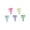 Multicolor-A, variant on Bead Weaving DIY Jewelry Kit for Crafting with Assorted Beads and Strings for Kids and Adults Inspiring Projects and Easy Instructions 5PCS