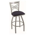 thumbnail image 2 of 820 Catalina 36" Swivel Bar Stool with Anodized Nickel Finish and Graph Coal Seat, 2 of 2