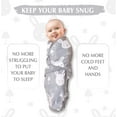thumbnail image 4 of Bublo Baby Swaddles for Newborns 0–3 Months, Organic Cotton Baby Swaddle Blanket, Infant Swaddle Sack, Baby Swaddles 0–3 Months, Newborn Sleep Sacks, Baby Blanket Sleep Sack for Baby Boys & Girls, 4 of 7