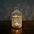 thumbnail image 2 of PEACNNG New Home Decor Hanging Lantern Candle Holder Wrought iron bird cage decoration on the wall candle candlestick crafts candle holder lighting Decorations, 2 of 5