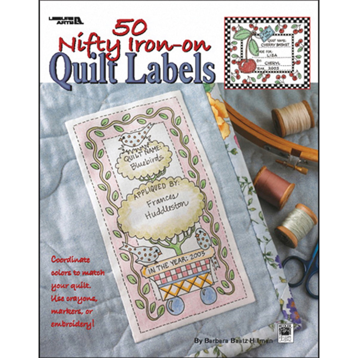 Leisure Arts-20 Nifty Iron-On Quilt Labels For Quilt Label Template