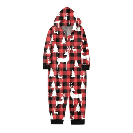 

NECHOLOGY Family Christmas Pajamas Set Cotton Kids Children Christmas Sets Matching Pajamas for Family Not Christmas Suit Red 3-4 Years