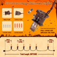 thumbnail image 3 of Cadena de luces navideñas YOUNGAR, naranja, 13 pies y 50 miniluces, 3 of 7