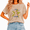 1-brown, variant on Women Witty Rat Art Tee Washed Retro Sketch Animal Top Cute Star Pun Graphic Blouse Creative Meme Shirt for Daily Wear Street Style