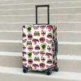 thumbnail image 2 of Lsque Halloween Mouth Printed Luggage Cover, Travel Luggage Protector,Scratch and Dirt Resistant, Fits 18-32 Inch Luggage - Medium, 2 of 9