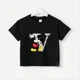 thumbnail image 5 of Marca Disney, camiseta de algodón puro con estampado de Mickey Minnie para verano para niños y niñas, camiseta creativa de calle para bebés, ropa para niños, 5 of 5