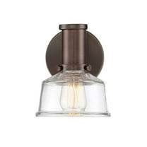 Designers Fountain Carson Satin Copper Bronze 1 Light Wall Sconce, 96501-SCB