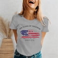 thumbnail image 2 of CUSTG Women O-Neck T-Shirts Graphic Print T Shirt Anniversary Lettering Casual Short Sleeve Tops Everyday Celebrate America's 250th Anniversary Holiday 1776-2026 Tee, 2 of 4