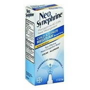 5 Pack Neo-Synephrine Nasal Spray Regular Strength Formula 0.5 fl oz (15 mL) Ea