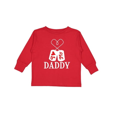 

Inktastic Daddy Military R.e.d. Friday Gift Toddler Boy or Toddler Girl Long Sleeve T-Shirt