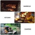 thumbnail image 4 of HORIALENCE 1Pc Fire Retardant Cloth Picnic Blanket Silver Heat Resistant Barbecue Insulation Pad, 4 of 5