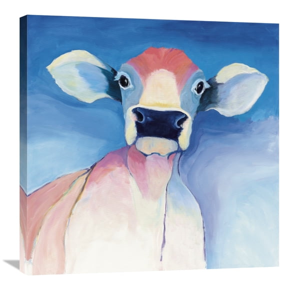 Global Gallery Avery Tillmon 'Bella Blue' Canvas Wall Art