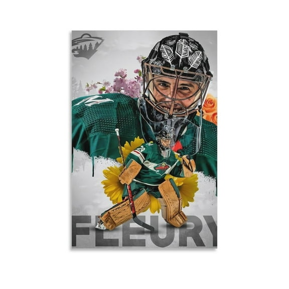 Marc-Andre Fleury Poster Poster Cool Artworks Painting Wall Art Canvas Prints Hanging Picture Home Decor Posters Gift 08x12inch(20x30cm)
