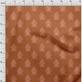thumbnail image 3 of oneOone Cotton Cambric Fabric Leaves & Tree Block Print Fabric By Yard 56 Inch Wide, 3 of 4