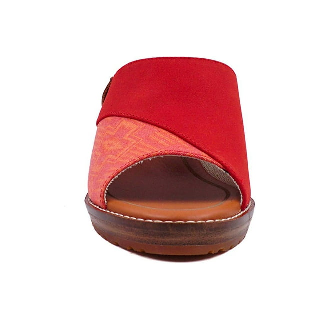 Pendleton Womens Arcata Wedge Sandals, Orange, 8.5 B(M) US