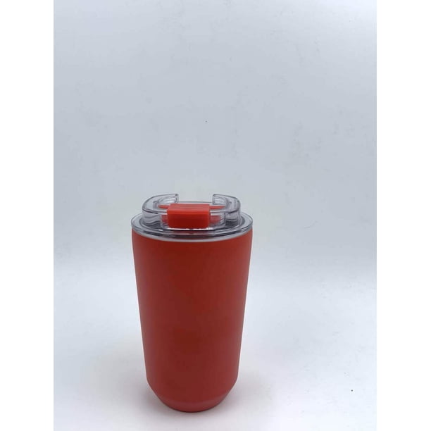 Taza de café portátil con tapa a prueba de fugas y resistente al frío de acero inoxidable 304