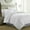 White, variant on Duvet Cover Soft Microfiber Twin/Twin XL Size 2 Pieces Bedding Sets with 1 Duvet Cover and 1 Pillow Sham, Solid Color Simple Style Bedding Set