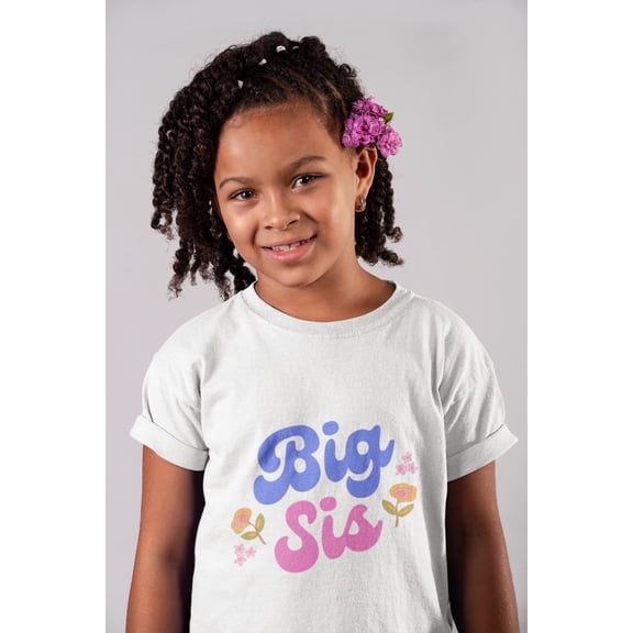 "BIG SIS" KIDS GIRLS WOMEN T-SHIRTS