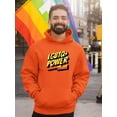 thumbnail image 2 of Lgbtq+ Power Golden Banner Hoodie Men -Smartprints Designs, Male 3X-Large, 2 of 4