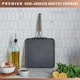 thumbnail image 2 of Calphalon Premier Hard-Anodized Nonstick 11-Inch Square Griddle Pan, 2 of 6