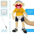 thumbnail image 3 of Jeffy Puppets Sml Toys For Boys Handmade Jeffy Puppets, Plush Fabric, 23 Inch Handmade Jeffy Puppets Kids Toys, 3 of 6