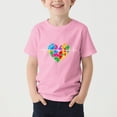 thumbnail image 2 of WRKEKC T-Shirts pour Garçons, Hauts d'Été pour Adolescents, T-Shirts Décontractés à Col Rond Imprimé Graphique Manches Courtes Sport, 2 of 4