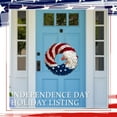 thumbnail image 3 of Brave Wings Wreath Wood, Renewed Wings Wreath, Sherum Renewed Wings Wreath, Independence Day Decorations 4th of July SummerWreath, Flag HangingWreath for Home Wall Porch, 3 of 5