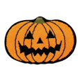 thumbnail image 3 of Alfombra de piso con forma de calabaza Soledad decoración para fiesta de Halloween 60cmx90cm, 3 of 10