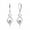 Silver E, variant on Lancharmed Women's Earrings White Zirconium Dangle 14K Gold Plated Earring Gifts for Women