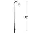 thumbnail image 5 of Northlight 48" Black Metal Shepard’s Hook Outdoor Garden Stake, 5 of 6