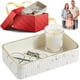 thumbnail image 5 of Bandeja Decorativa Tocador Vintage Cuero Alta La Sala Estar Entrada () Blanca, 5 of 9
