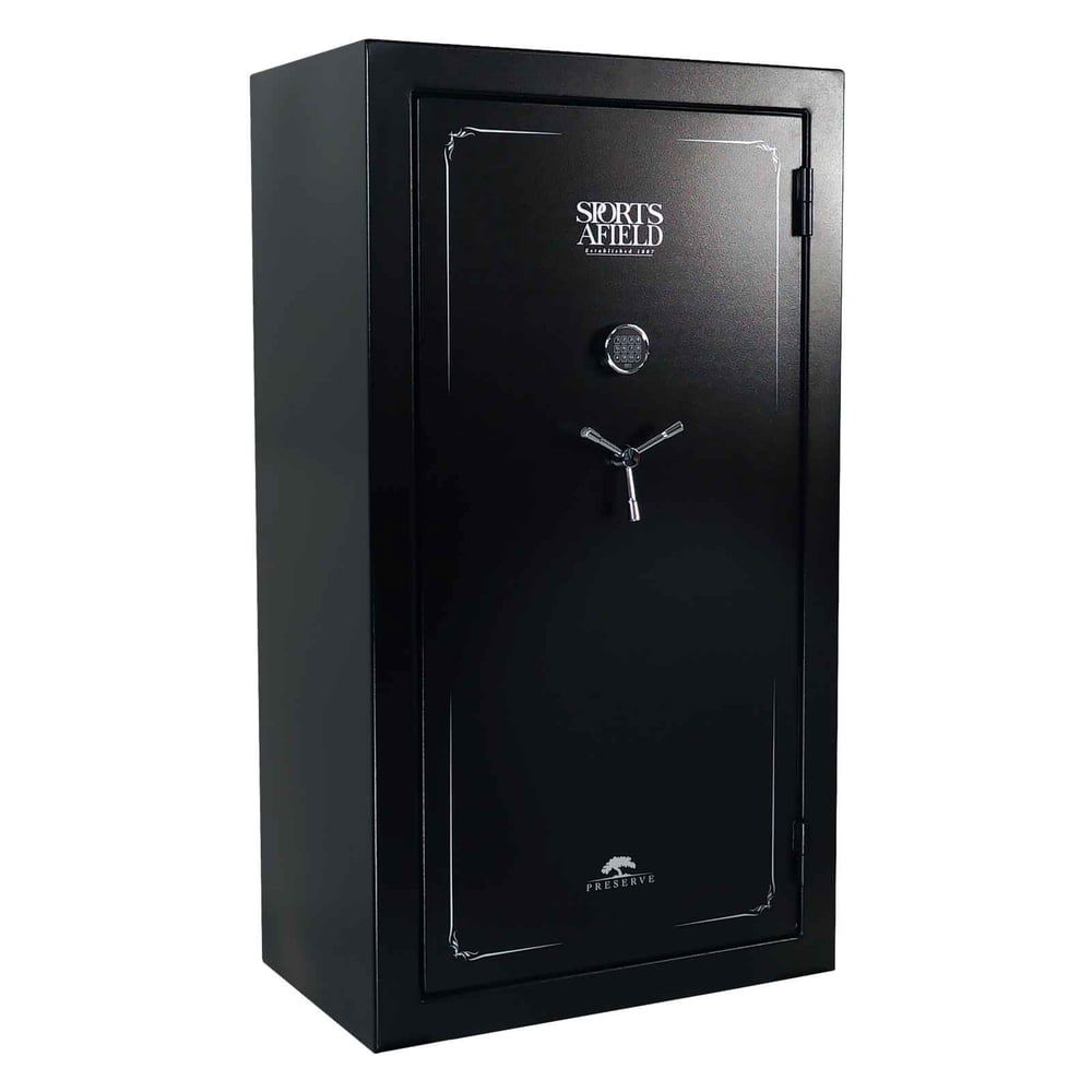Sports Afield Preserve Fire/Waterproof ELock 60+8 Gun Safe Gloss Black