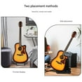 thumbnail image 2 of Easy Assemble Acoustic Guitar Rack Nonslip Floor Guitar Holder Portable Musical Instrument Display Stand Enduring, 2 of 9