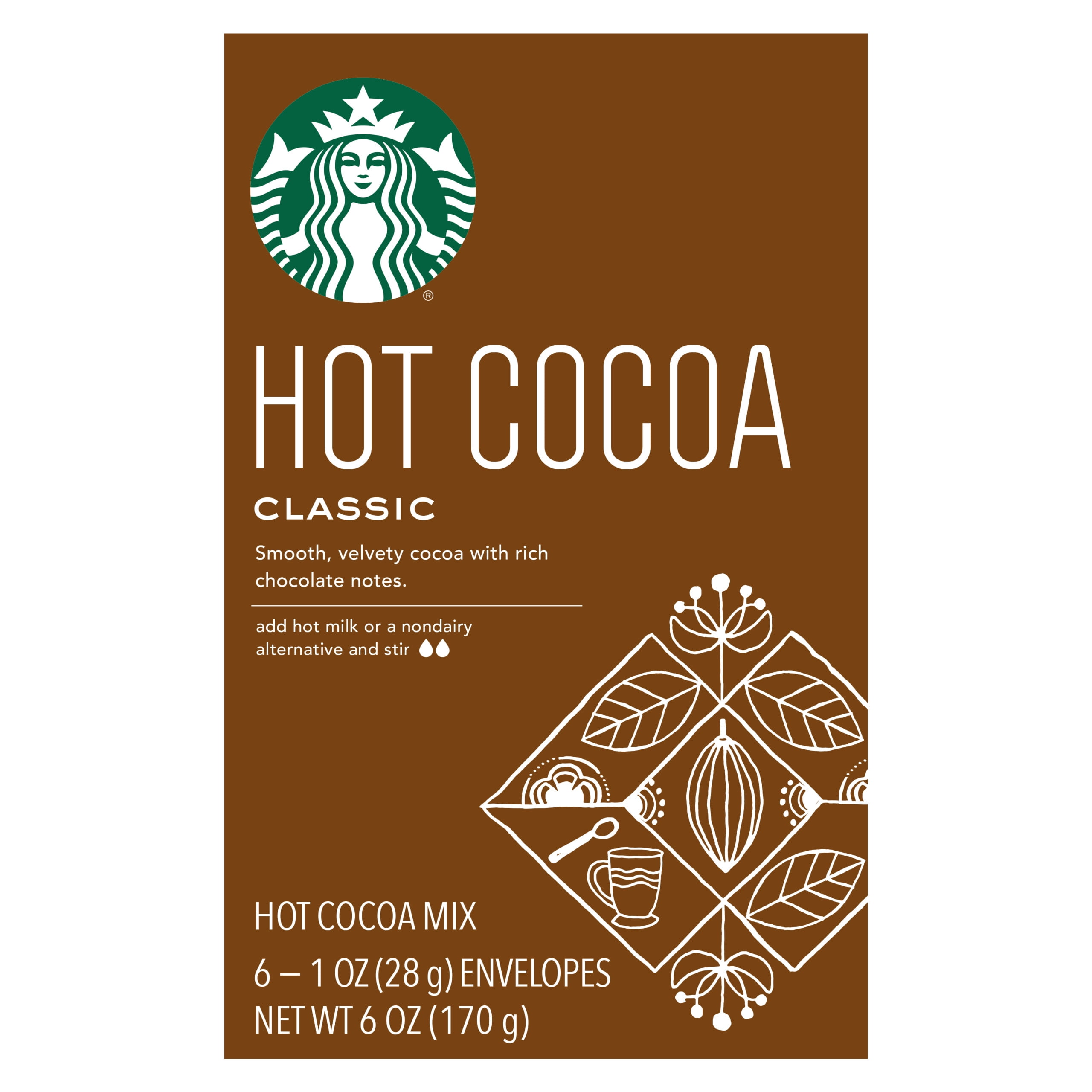 Starbucks Classic Hot Cocoa Mix, Smooth Velvety, Sustainably