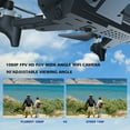 thumbnail image 2 of Fcoreey Drones with Camera 1080P HD FPV Live Video, RC Wifi Quadcopter with Gravity Sensor Mode Headless Mode, 3D Flips, Gesture Control One Key Function Includes Carrying Bag, 2 of 7