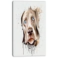 thumbnail image 2 of Cute Dog Portrait Watercolor - Oversized Animal Wall Art, 2 of 3