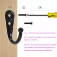 thumbnail image 4 of Gancho Perchero Colgador Pared Organizador 50 Pcs, 4 of 8
