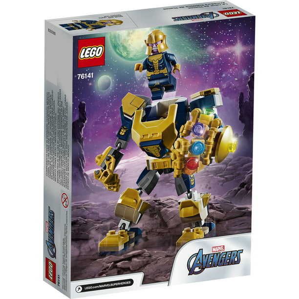 lokal Ondartet tumor generelt LEGO Marvel Avengers Thanos Mech 76141 Action Building Toy with Thanos  Minifigure (152 Pieces) - Walmart.com