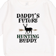 thumbnail image 3 of Inktastic Daddy Future Hunting Buddy Toddler Sweatshirt, 3 of 4