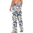 thumbnail image 6 of FREEAMG Men's Cotton Pajama Pants Lounge Sleep Pants Soft Sleepwear Pajama Bottoms with Pockets, 6 of 7