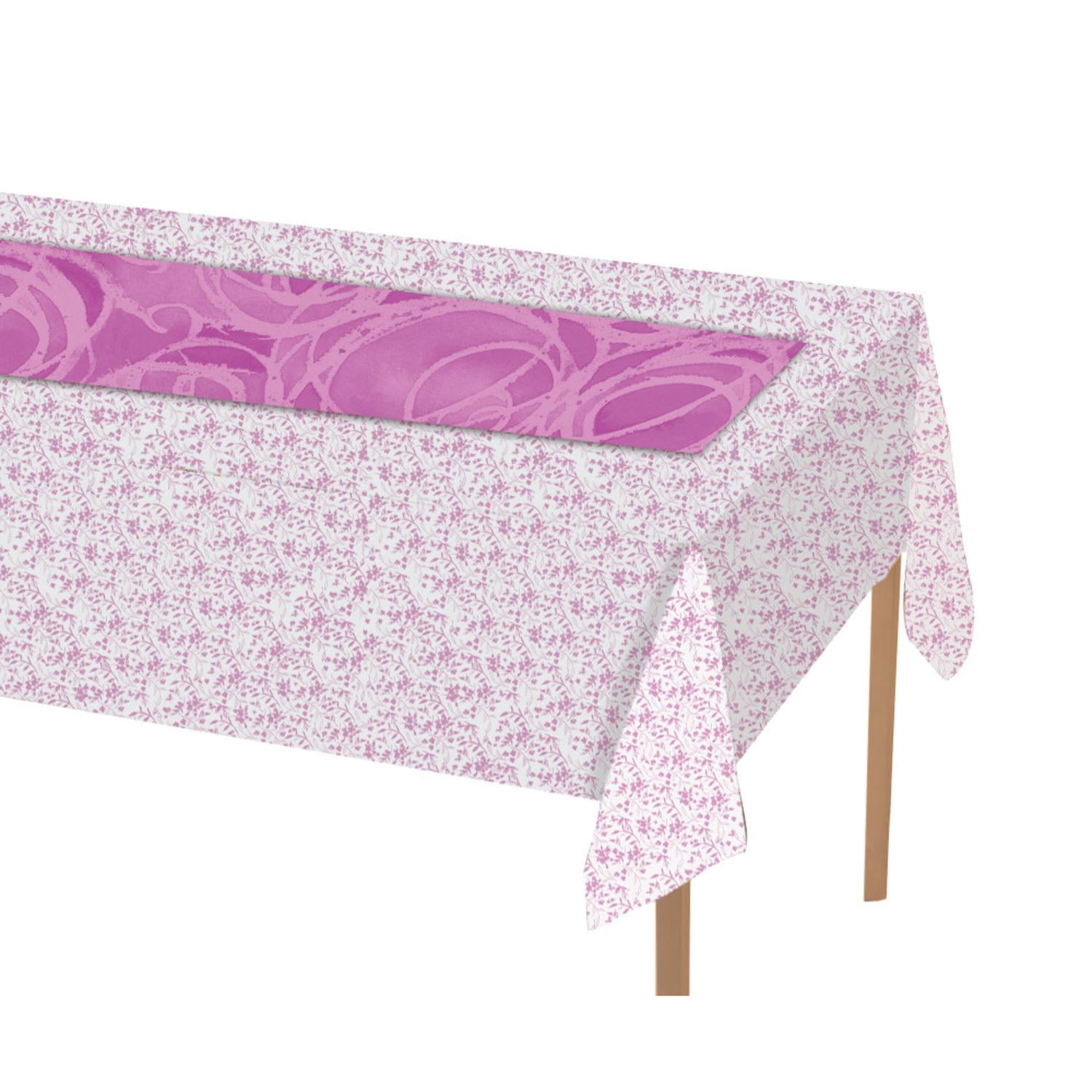 Club Pack Of 12 Warm Flora Disposable Plastic Party Banquet Table 