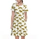 thumbnail image 1 of Balery Leopard Print Vestidos sueltos de manga corta para mujer, vestidos de verano 2025, vestidos casuales de corte A con vuelo., 1 of 6