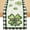 Green, variant on St Patricks Day Table Runner, Buffalo Plaid St Patricks Day Decoraions Green Shamrock Seasonal Spring Holiday Table Decorations for Indoor Outdoor Dining Table Decor (13'''' x 90'''')