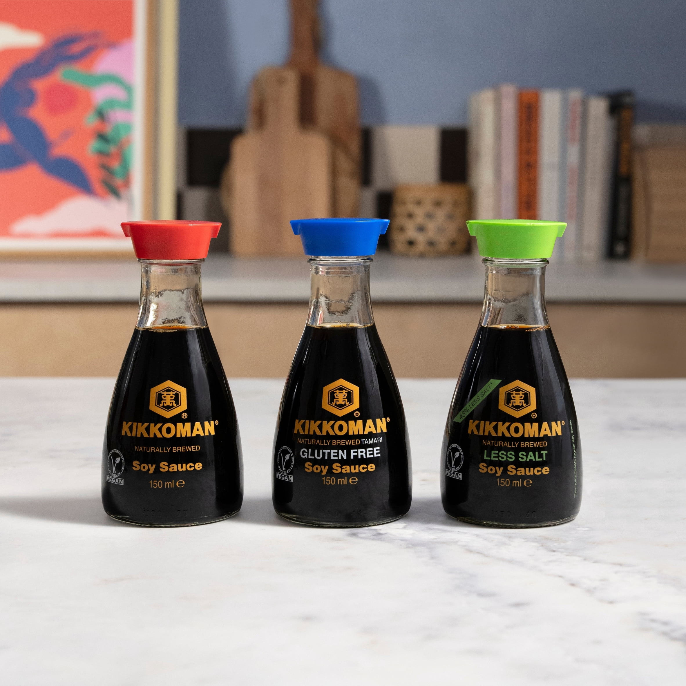 Kikkoman Tamari Gluten Free Soy Sauce 150ml, Imported from Britain