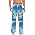 thumbnail image 4 of FORMRS Mens Pajama Pants with Pockets Sleepwear Lounge Bottoms Sizes S-2XL, Floral Moon, 4 of 7