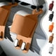 thumbnail image 1 of Bolsa organizadora de asiento de coche con gancho y portavasos - Caja de cuero para el asiento trasero, 25x8x8cm, negra/naranja/gris/marrón/vino, 1 of 6