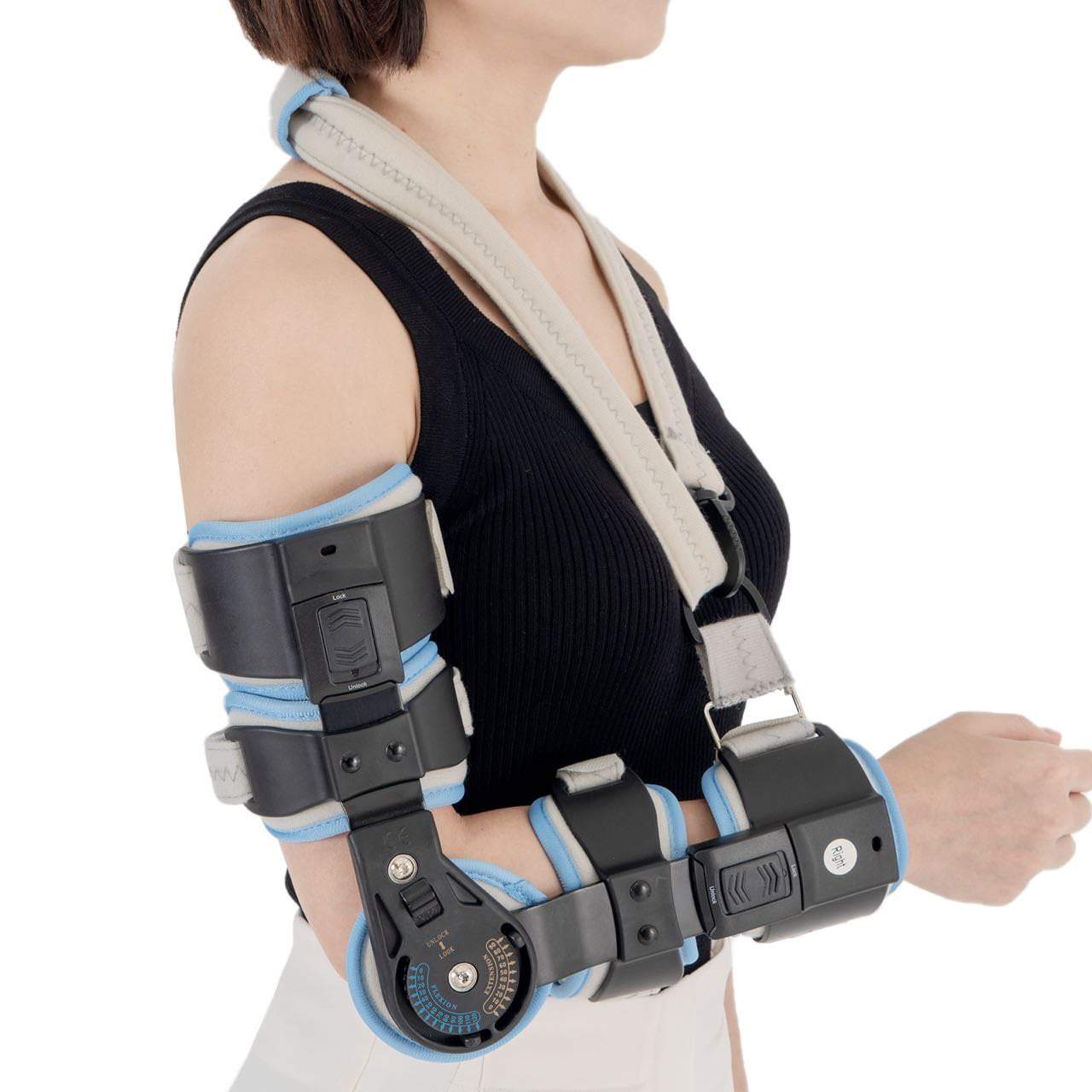 Adjustable Elbow Support Brace Arm Injury Recovery Stabilizer Pain