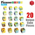 thumbnail image 3 of Cubos magnéticos para construir rompecabezas PicassoTiles PMC21 con marco, 3 of 8